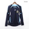 maillot Argentina 2006 extérieur bleu manches longues Retro