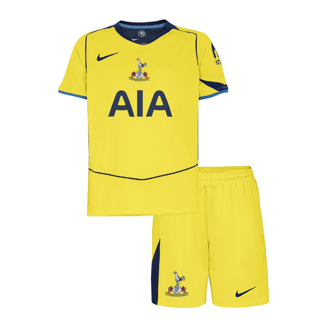 kit enfant Tottenham Hotspur 2025/26 troisième jaune