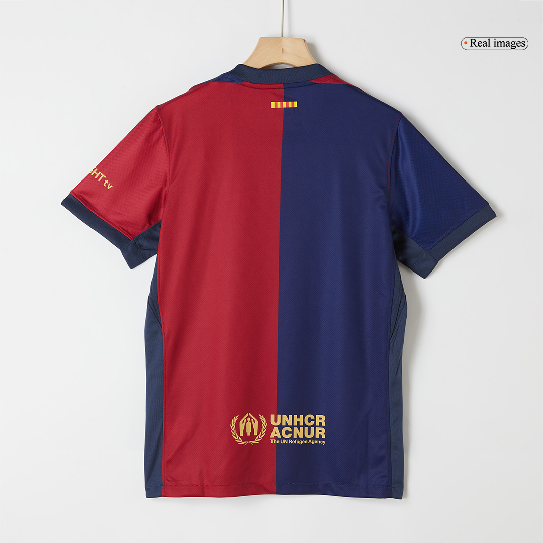 maillot Barcelona 2024/25 domicile bleu logo Spotify sans texte
