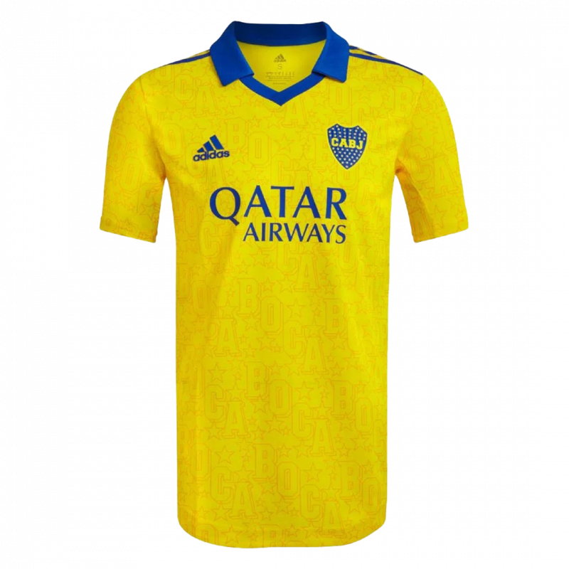 maillot Boca Juniors 2022/23 extérieur jaune Player Version