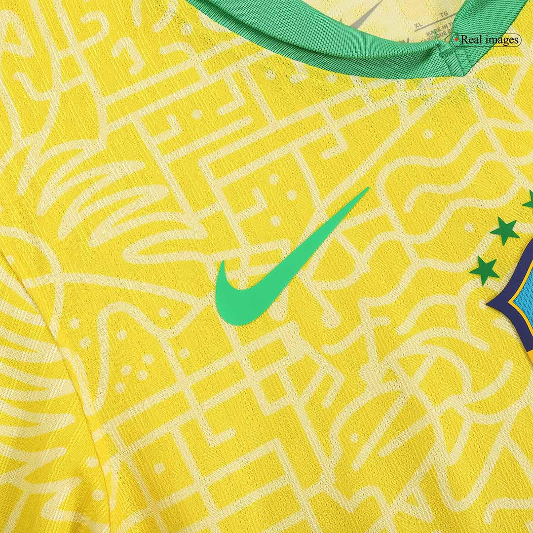 maillot Brazil 2024 domicile jaune Player Version