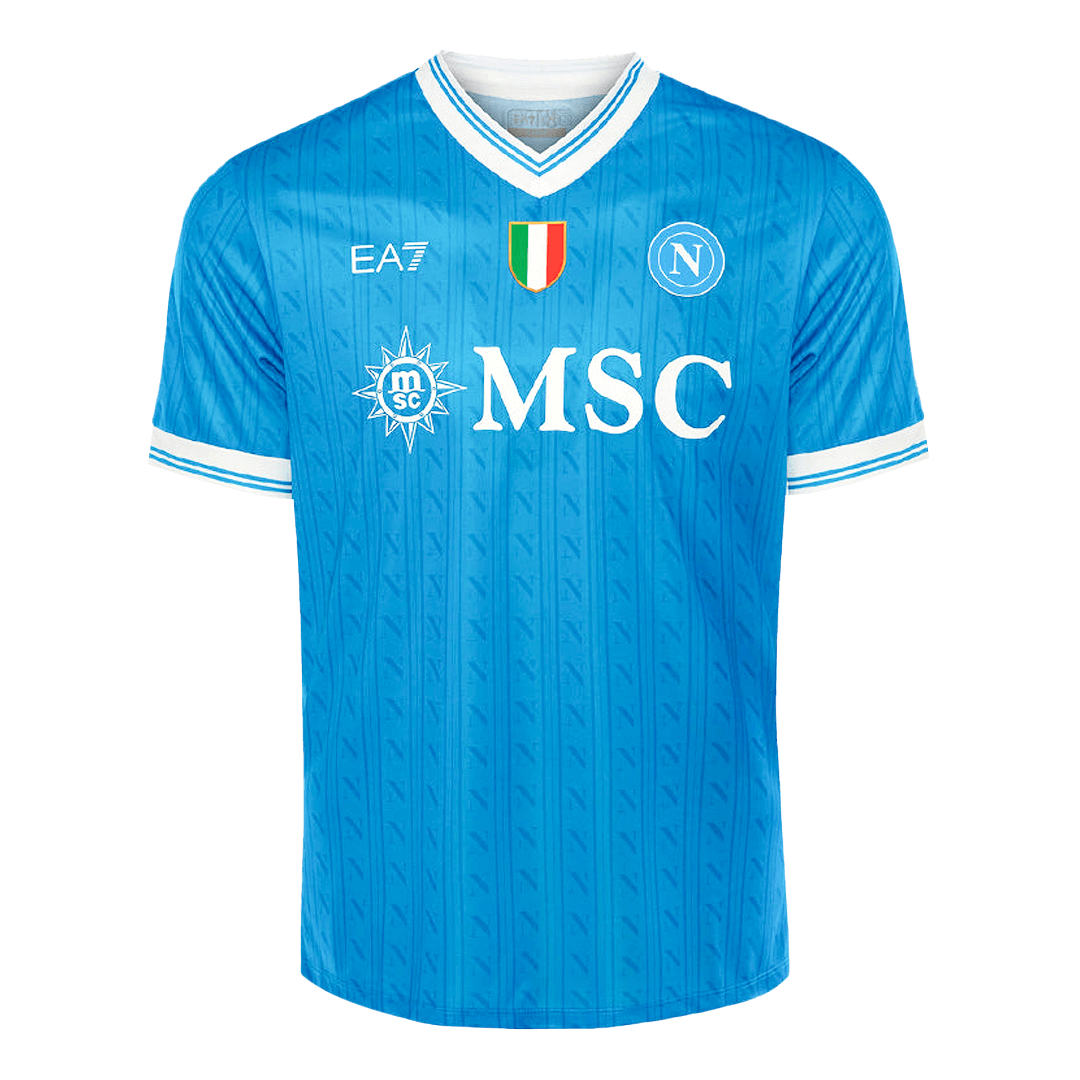 maillot DE BRUYNE #11 Napoli 2025/26 domicile bleu