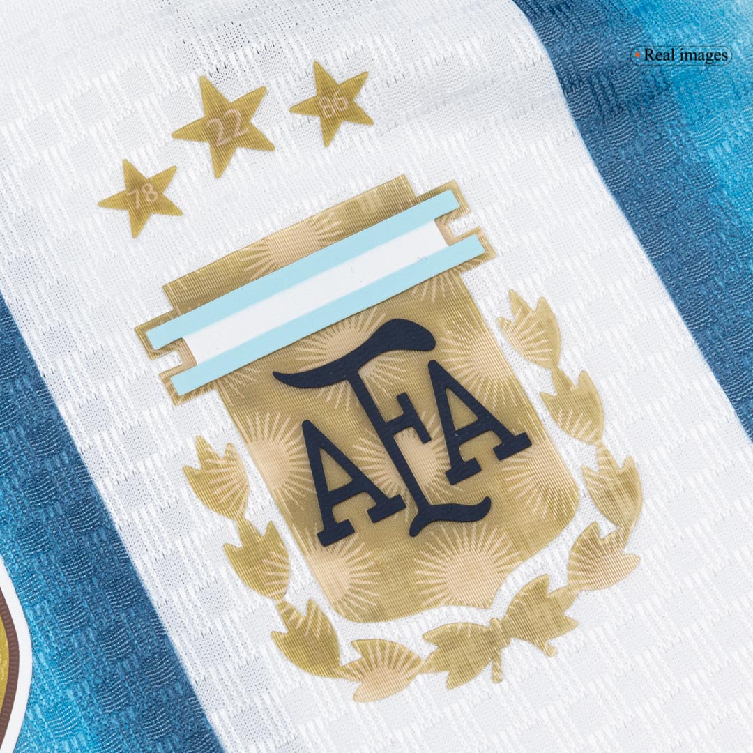 maillot Argentina 2026 domicile blanc Player Version manches longues