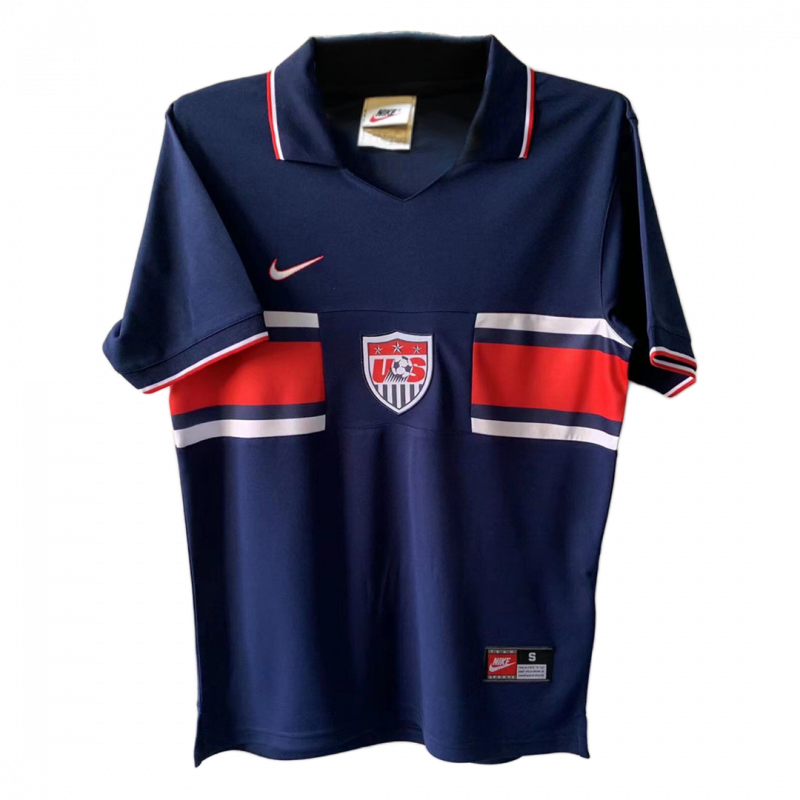 maillot USA 1995 extérieur bleu Retro