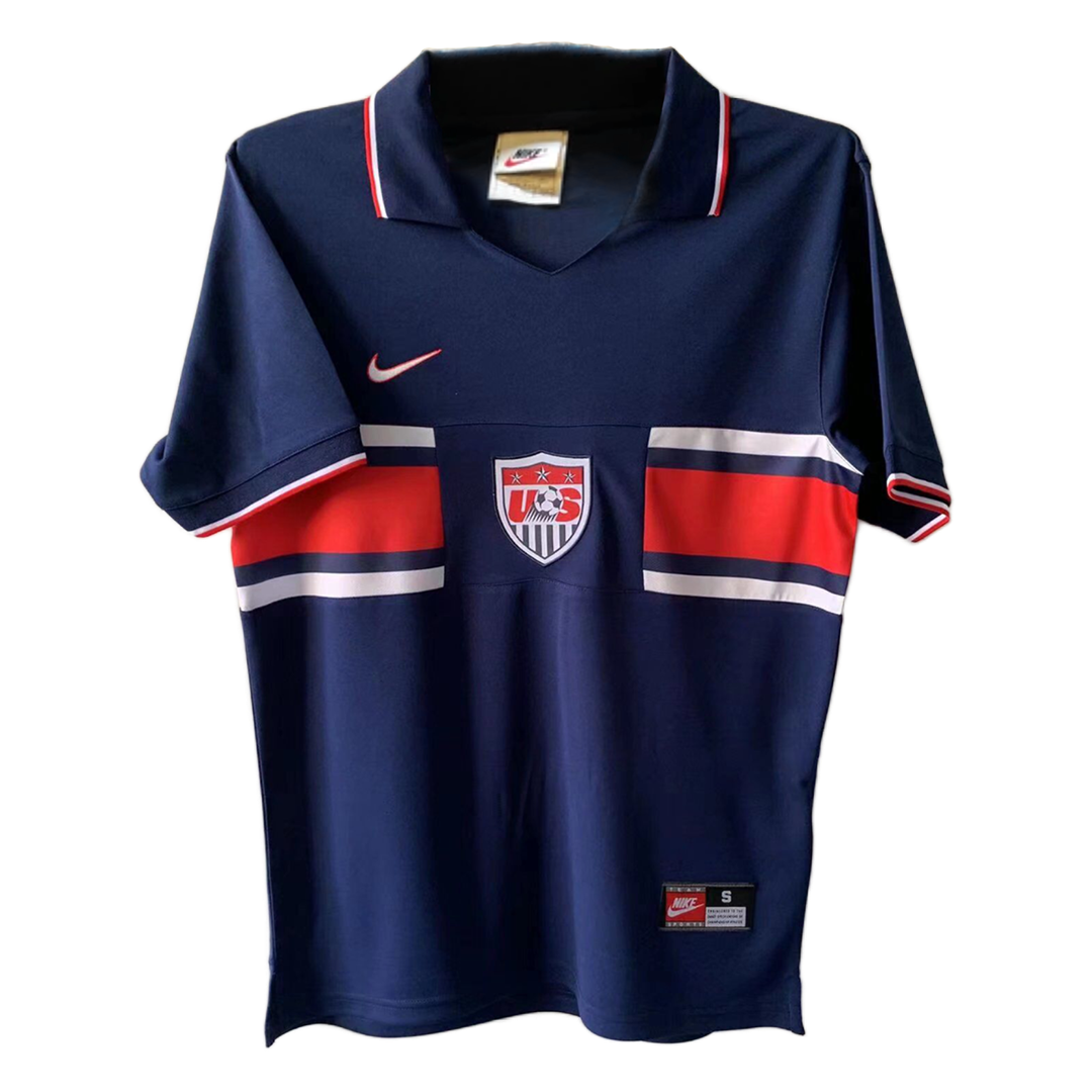 maillot USA 1995 extérieur bleu Retro