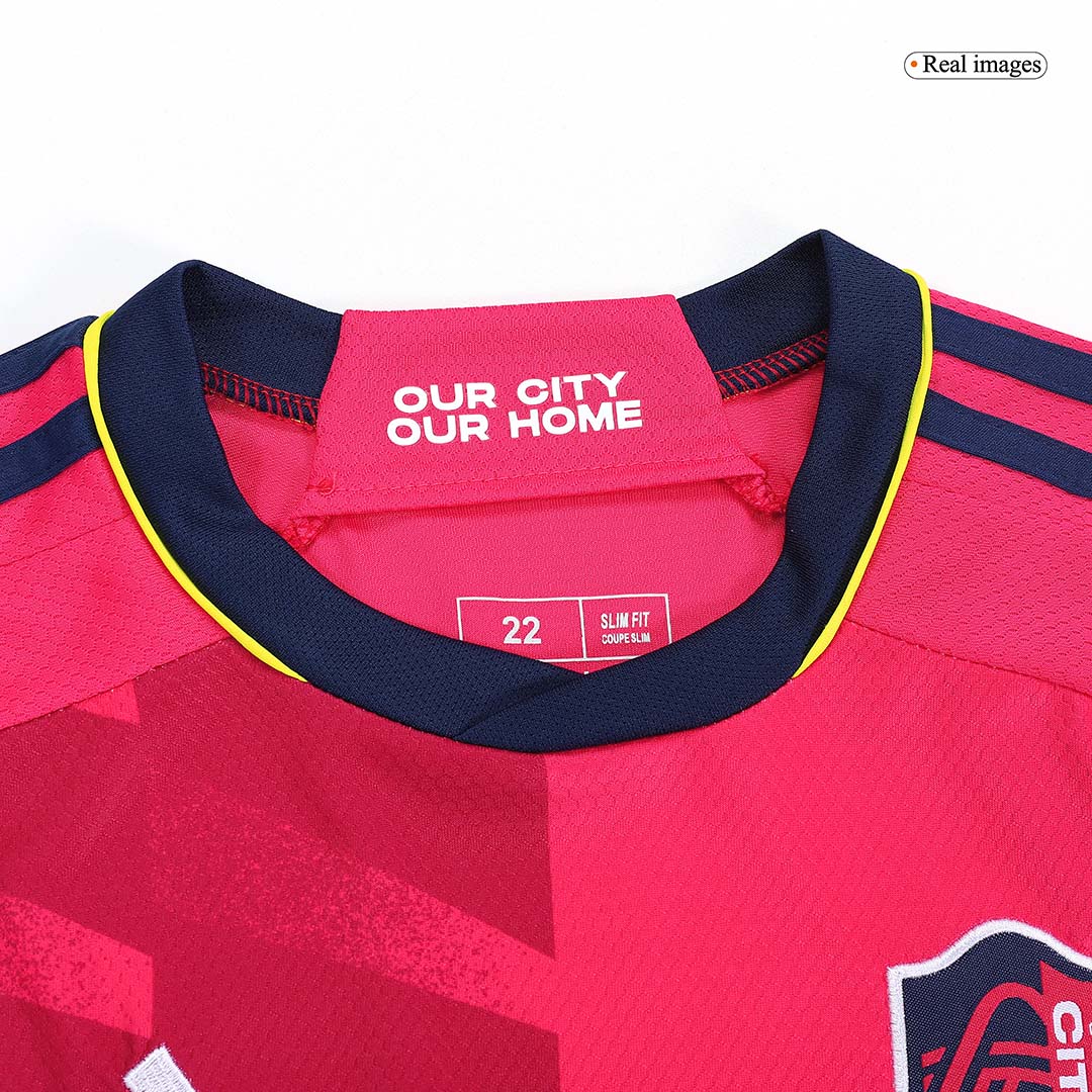 kit enfant St. Louis City SC 2023 domicile rose