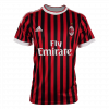 maillot AC Milan 2011/12 domicile noir Retro