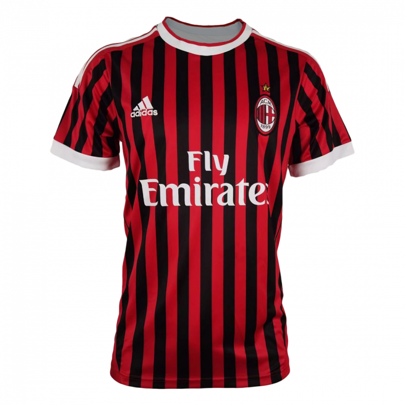 maillot AC Milan 2011/12 domicile noir Retro