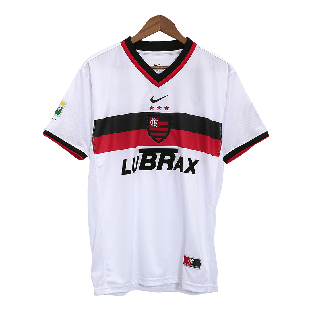 maillot CR Flamengo 2001 extérieur blanc Retro