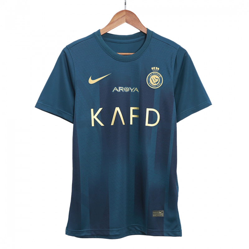 maillot Al Nassr 2023/24 extérieur bleu Player Version