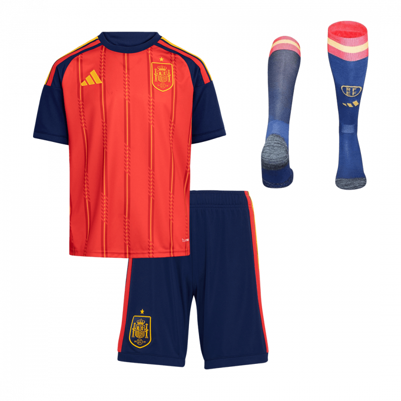 Spain 2026 domicile Red Premium Kids Kit
