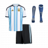 Argentina 2026 domicile White Premium Kids Kit