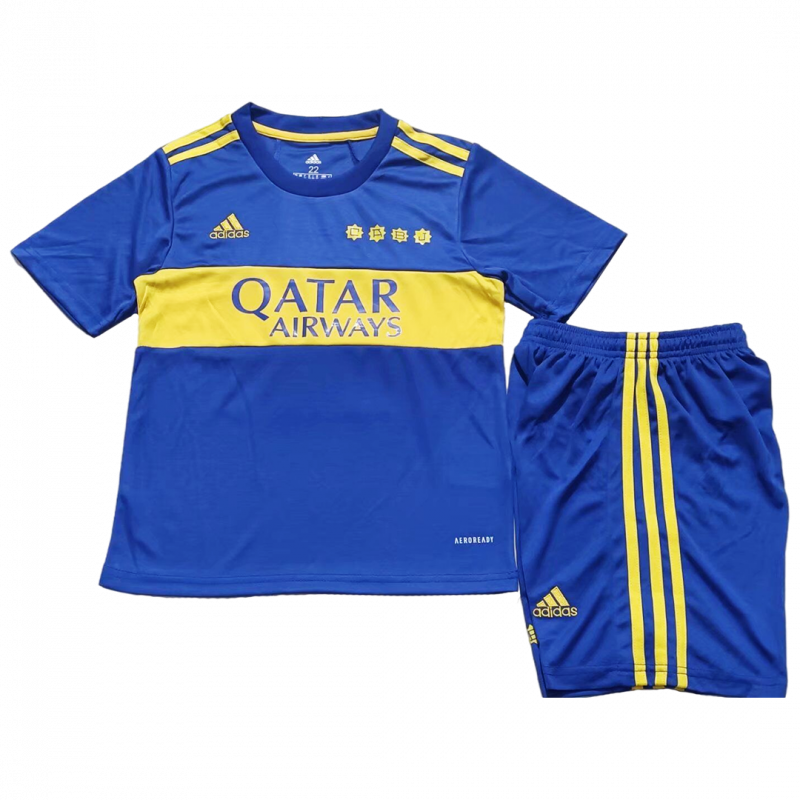 kit enfant Boca Juniors 2021/22 domicile bleu