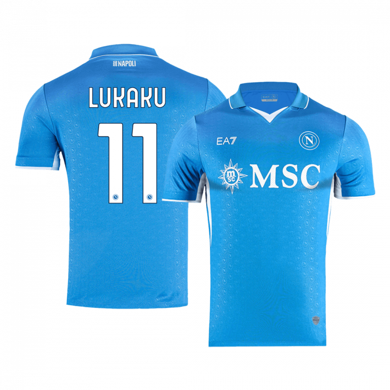 maillot LUKAKU #11 Napoli 2024/25 domicile bleu Player Version