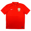 maillot England 2013/14 extérieur rouge Retro