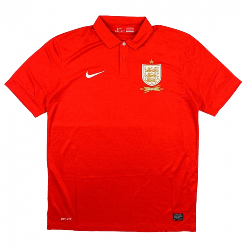 maillot England 2013/14 extérieur rouge Retro