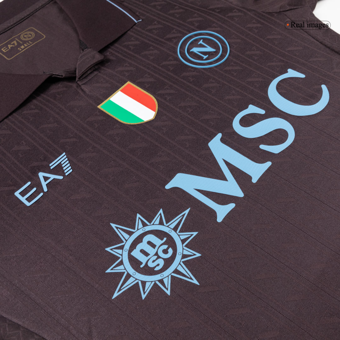 maillot Napoli 2025/26 troisième noir Player Version