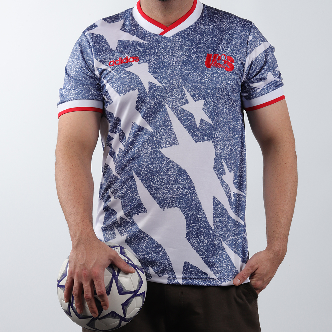 maillot USA 1994 extérieur bleu Retro