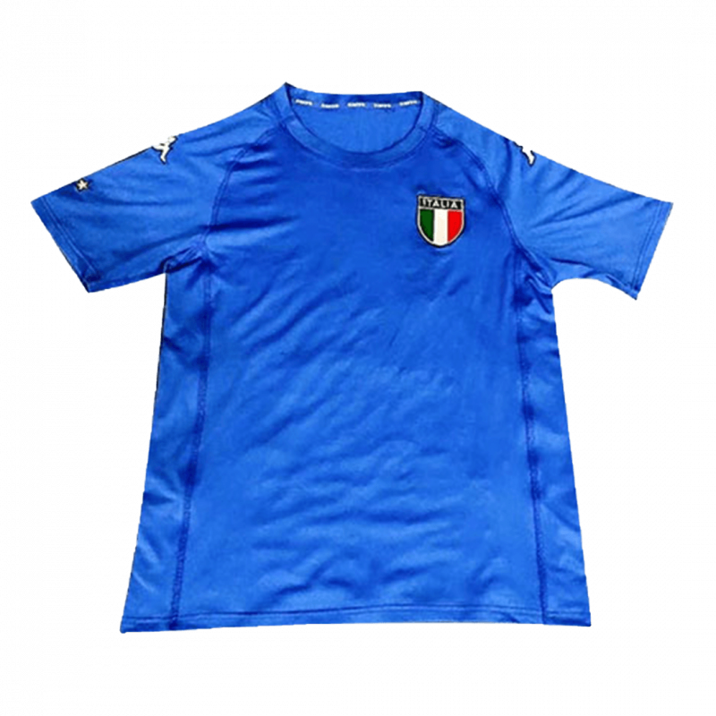 maillot Italy 2002 domicile bleu Retro