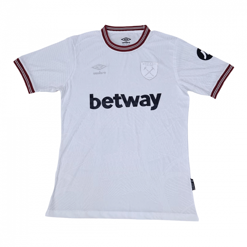 maillot West Ham United 2023/24 extérieur blanc version joueur