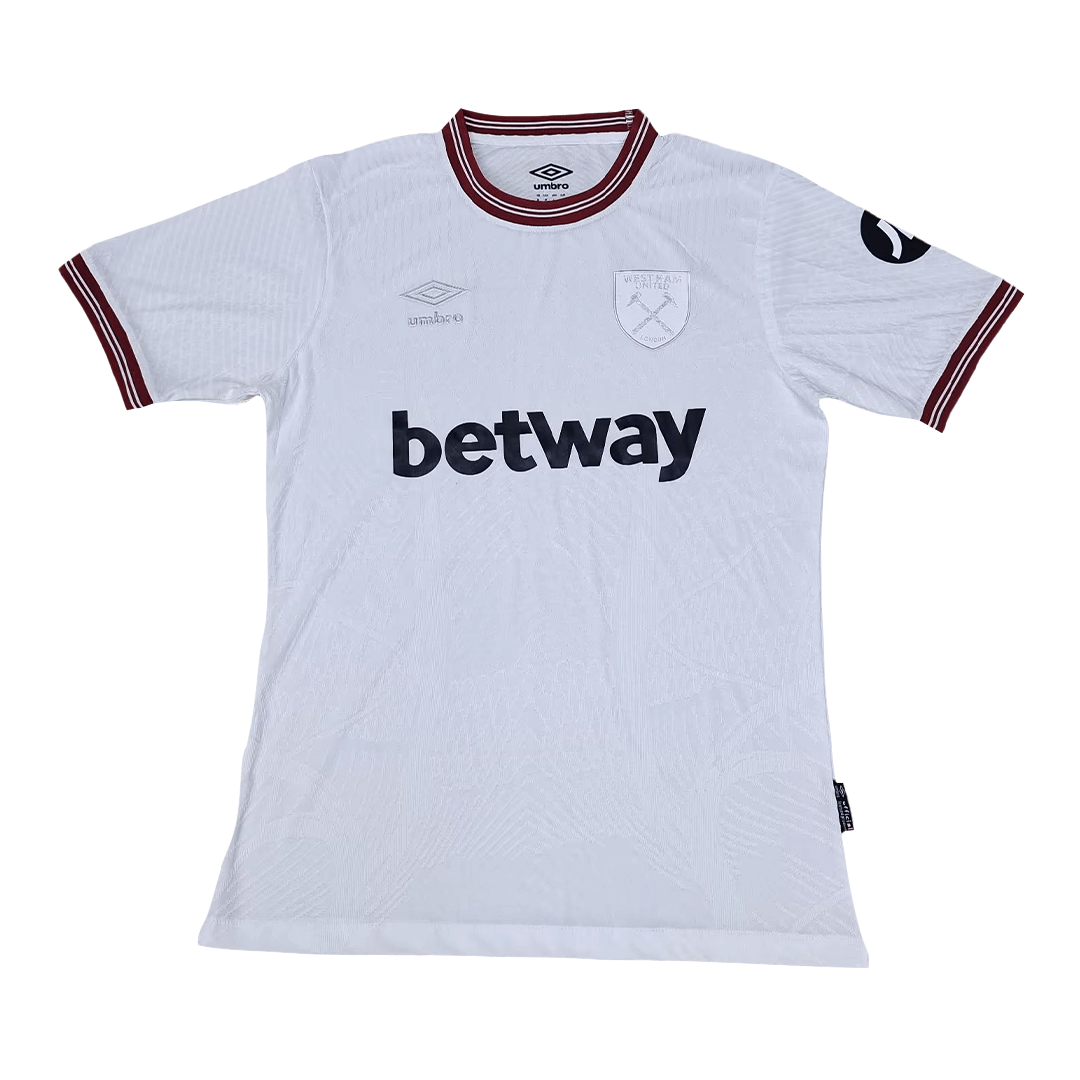 maillot West Ham United 2023/24 extérieur blanc Player Version