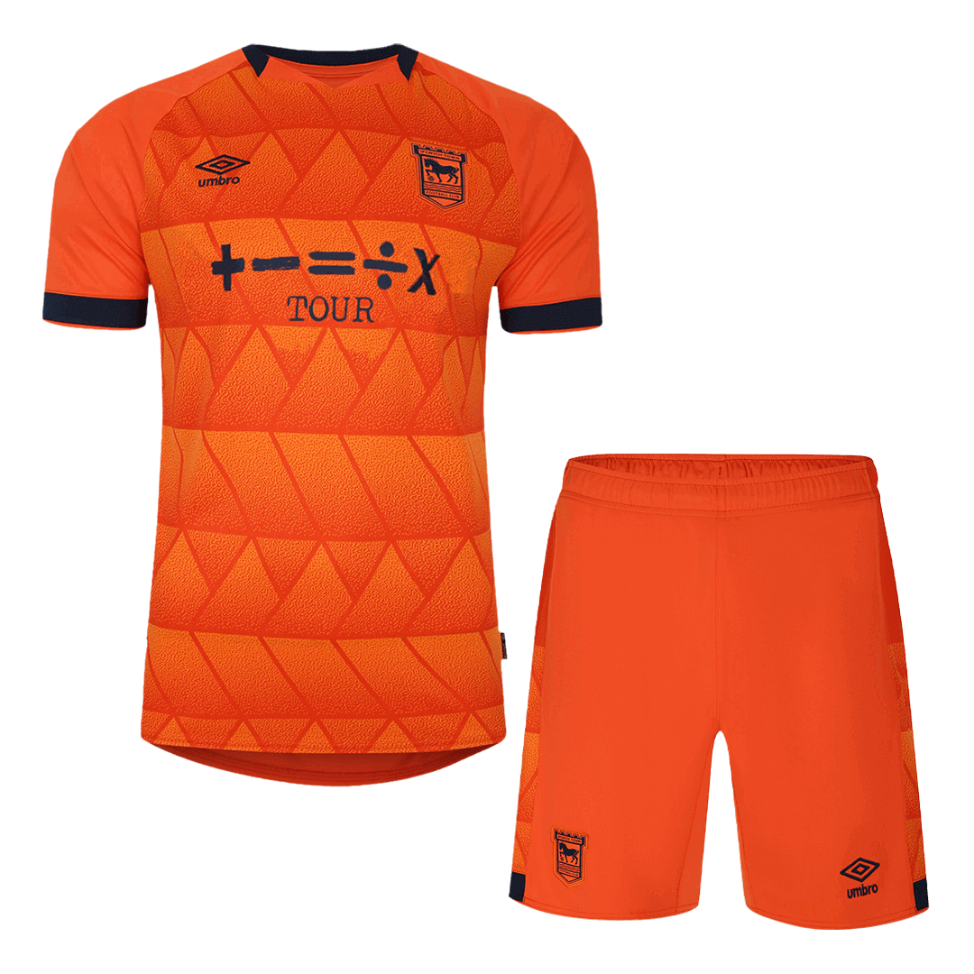 kit enfant Ipswich Town 2023/24 extérieur orange