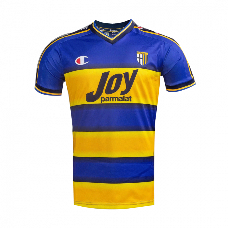 maillot Parma Calcio 1913 2001/02 domicile bleu Retro