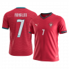 maillot RONALDO #7 Portugal 2026 domicile rouge