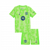 Barcelona 2024/25 Troisième Green logo Spotify sans texte UCL Kids Kit