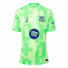 maillot Barcelona 2024/25 troisième vert logo Spotify sans texte