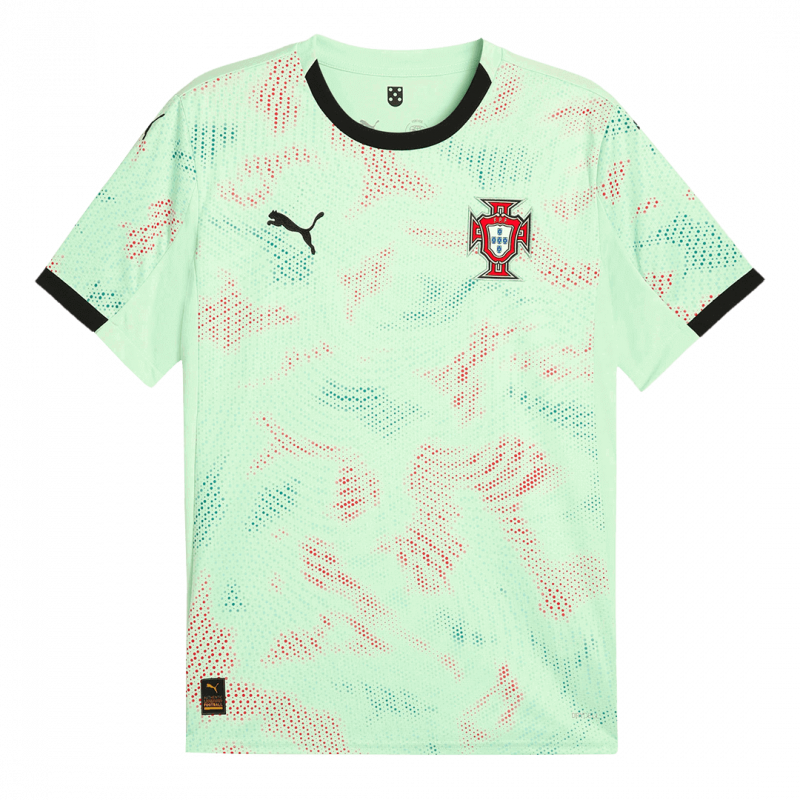 maillot Portugal 2025 extérieur vert Femme