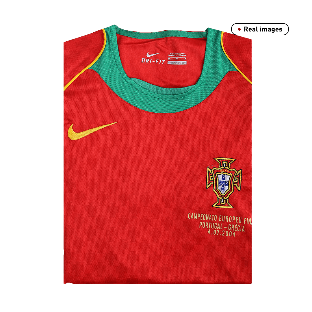 maillot Portugal 2004 domicile rouge Retro