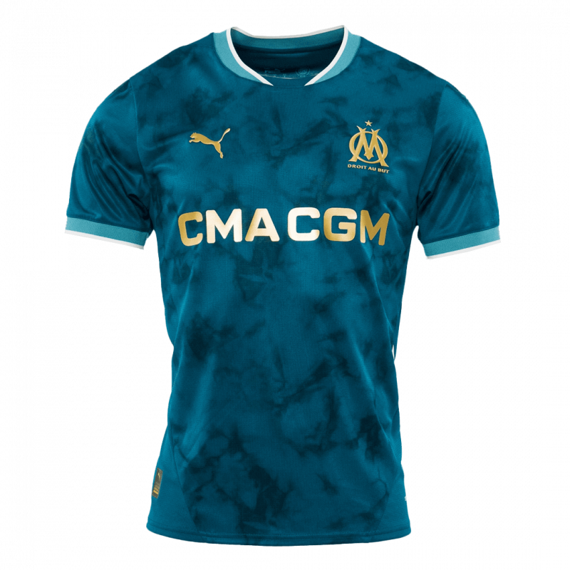 maillot Marseille 2024/25 extérieur bleu