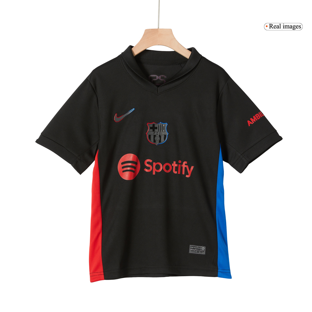 kit enfant Barcelona 2024/25 extérieur noir