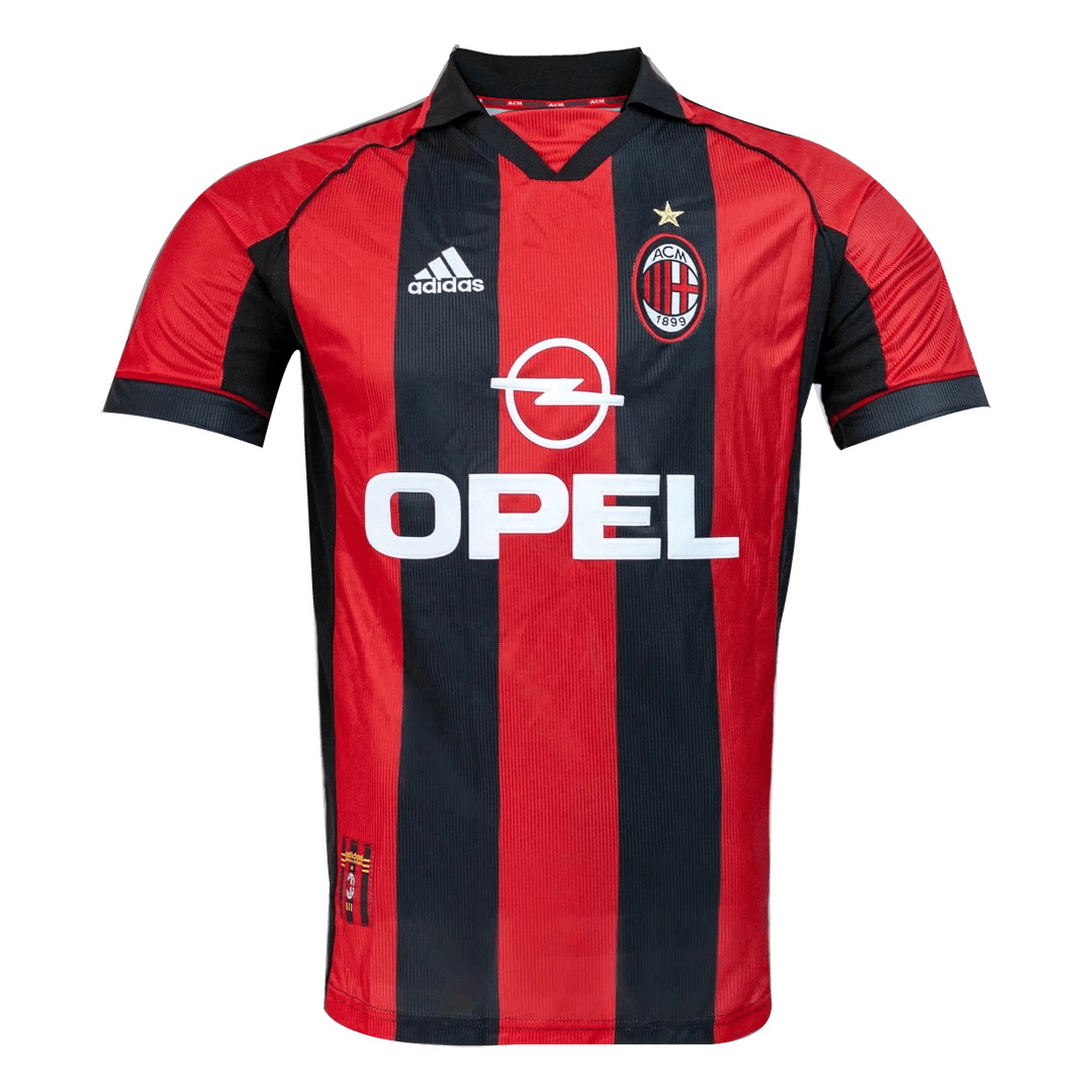 maillot AC Milan 1998/00 domicile rouge Retro