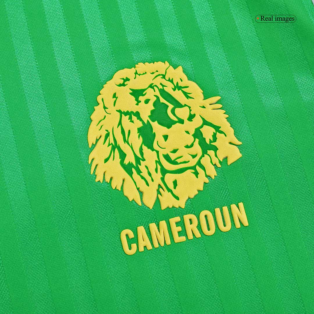 maillot Cameroon 1990 domicile vert Retro