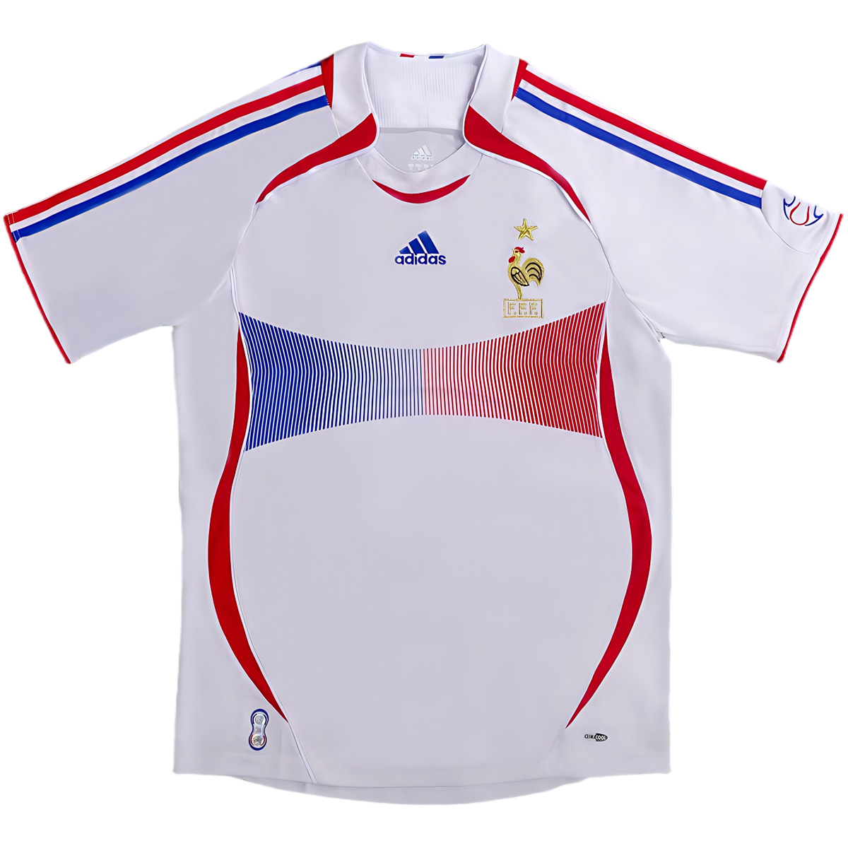 maillot France 2006 extérieur blanc Retro