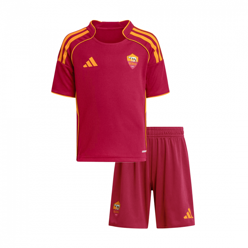 kit enfant Roma 2025/26 domicile rouge