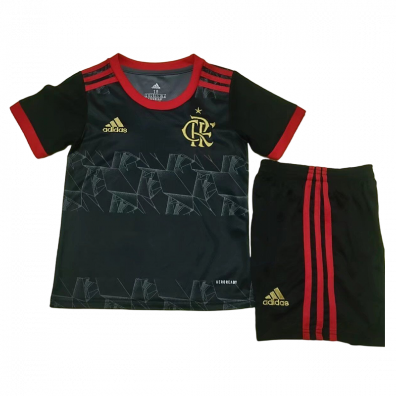 kit enfant CR Flamengo 2021/22 troisième noir