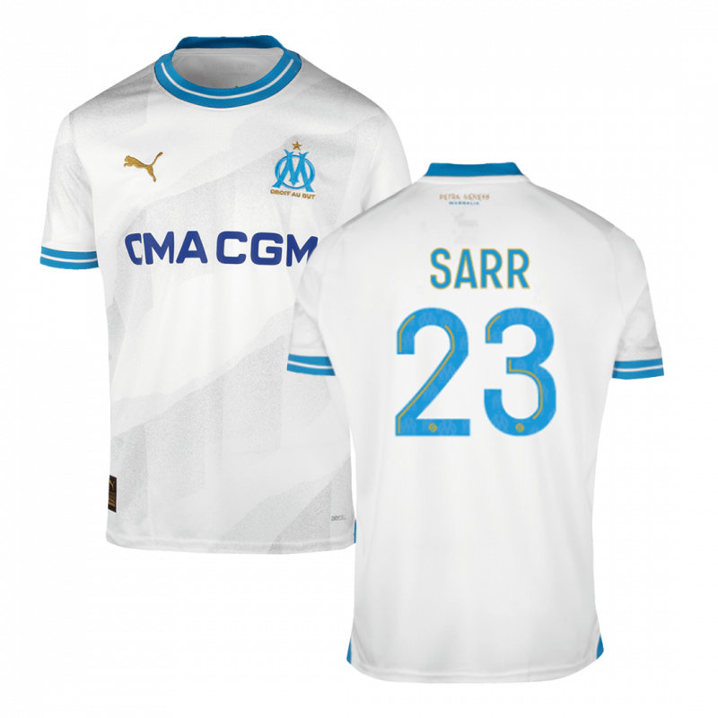 maillot SARR #23 Marseille 2023/24 domicile blanc
