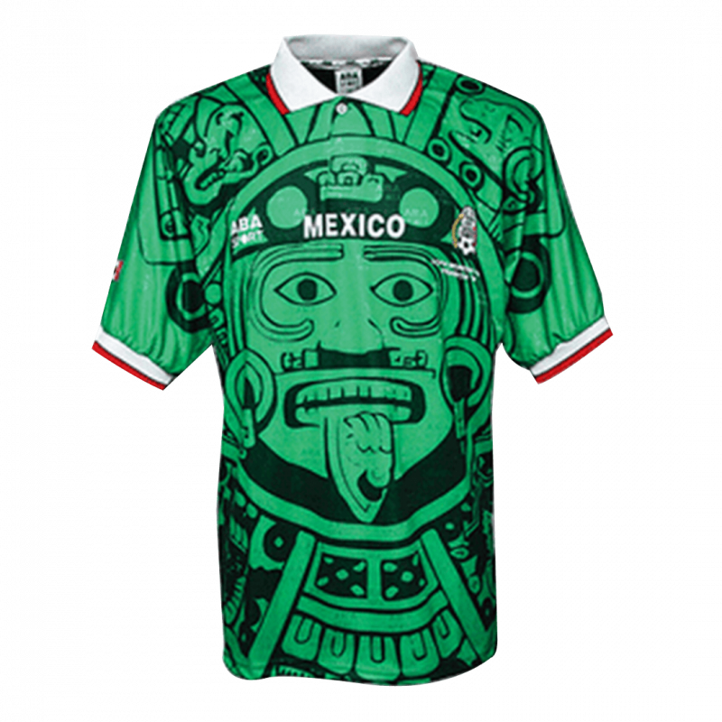 maillot Mexico 1998 domicile vert Retro