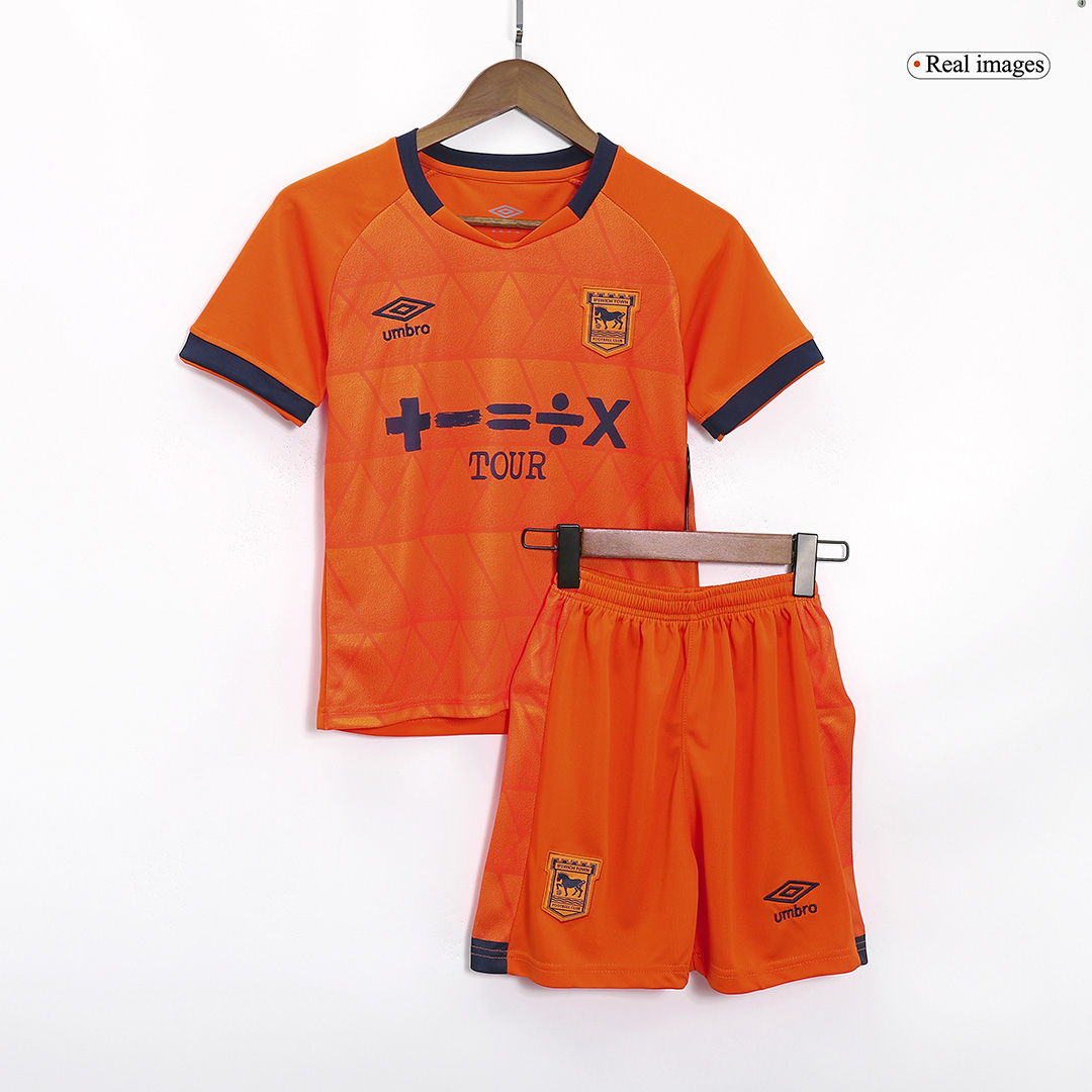 kit enfant Ipswich Town 2023/24 extérieur orange