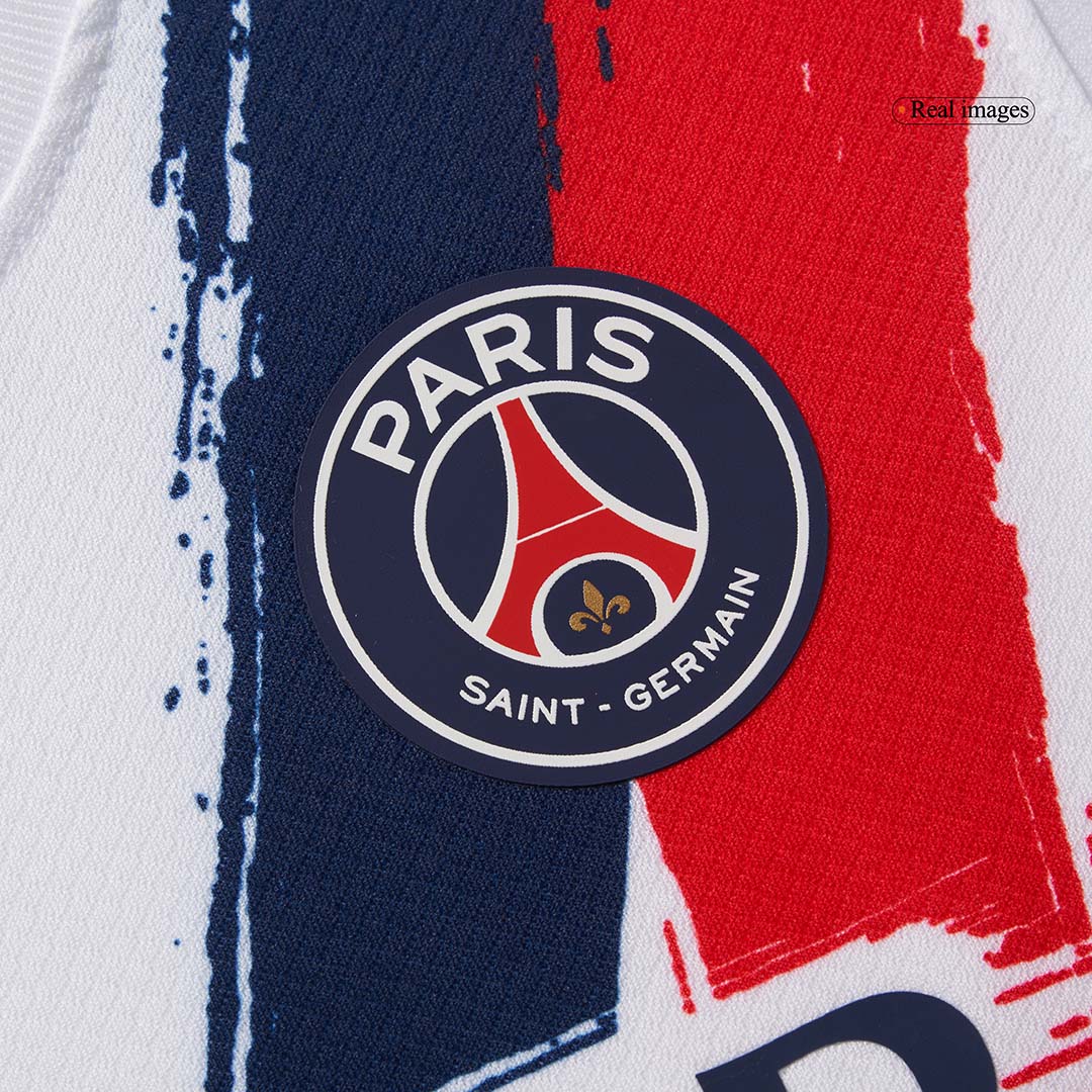 kit enfant Paris Saint-Germain 2024/25 extérieur blanc