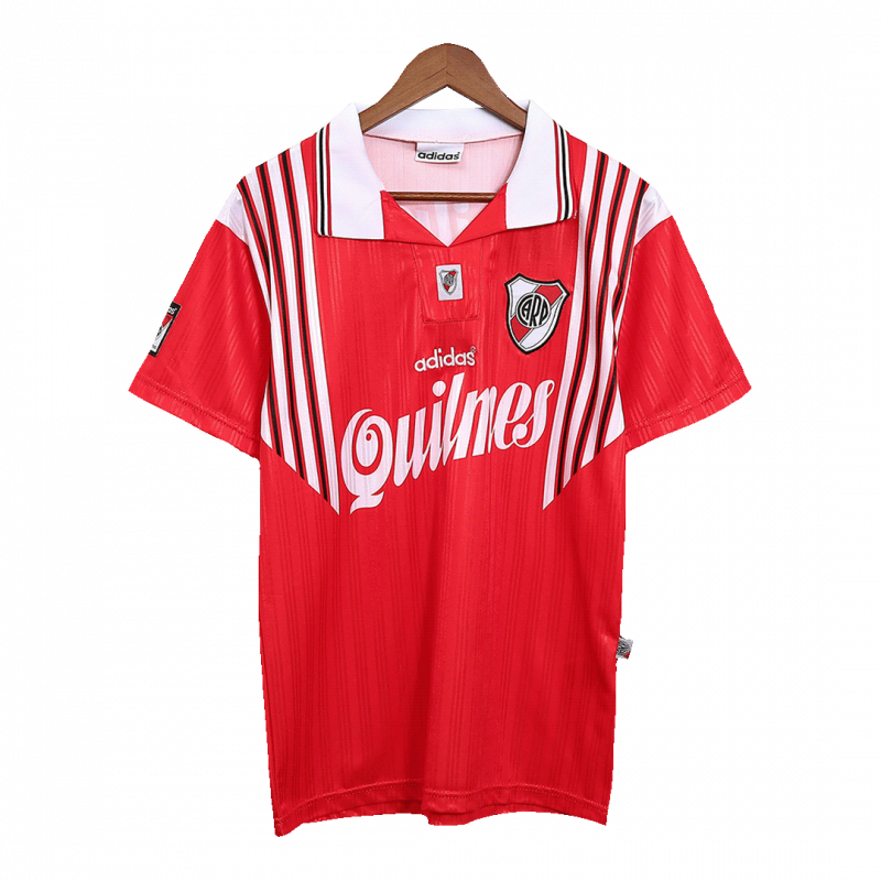 maillot River Plate 1996/97 extérieur rouge Retro