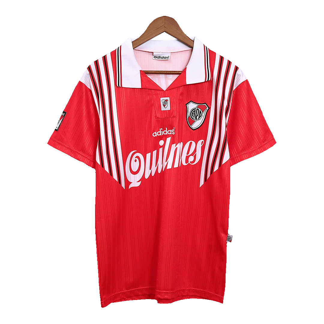 maillot River Plate 1996/97 extérieur rouge Retro