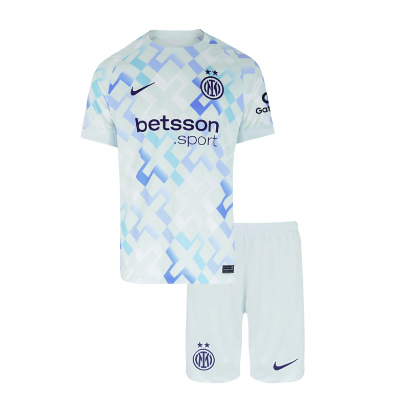 kit enfant Inter Milan 2025/26 extérieur blanc