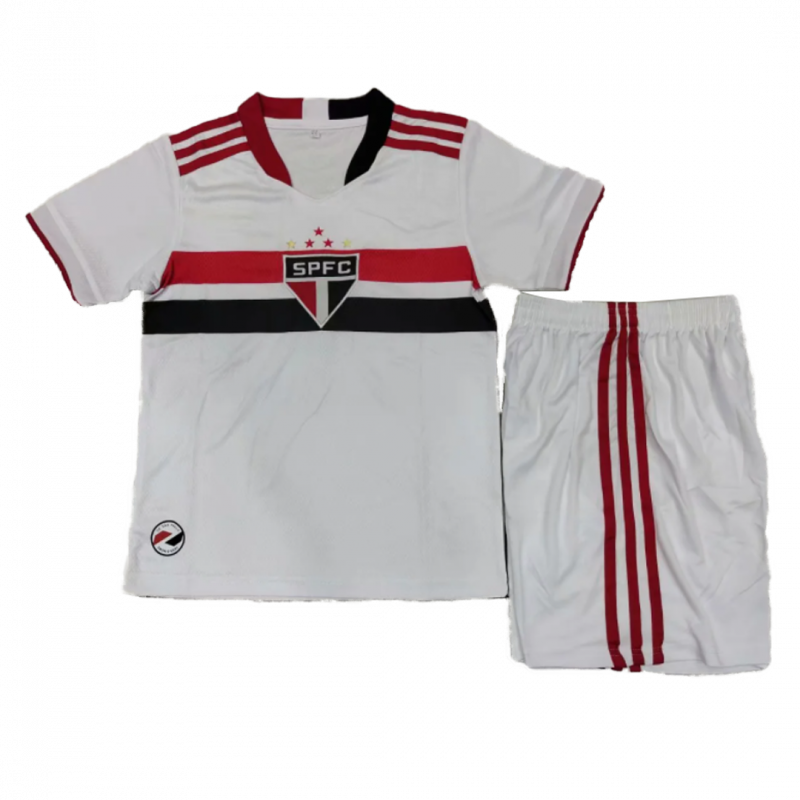 kit enfant Sao Paulo FC 2021/22 domicile blanc