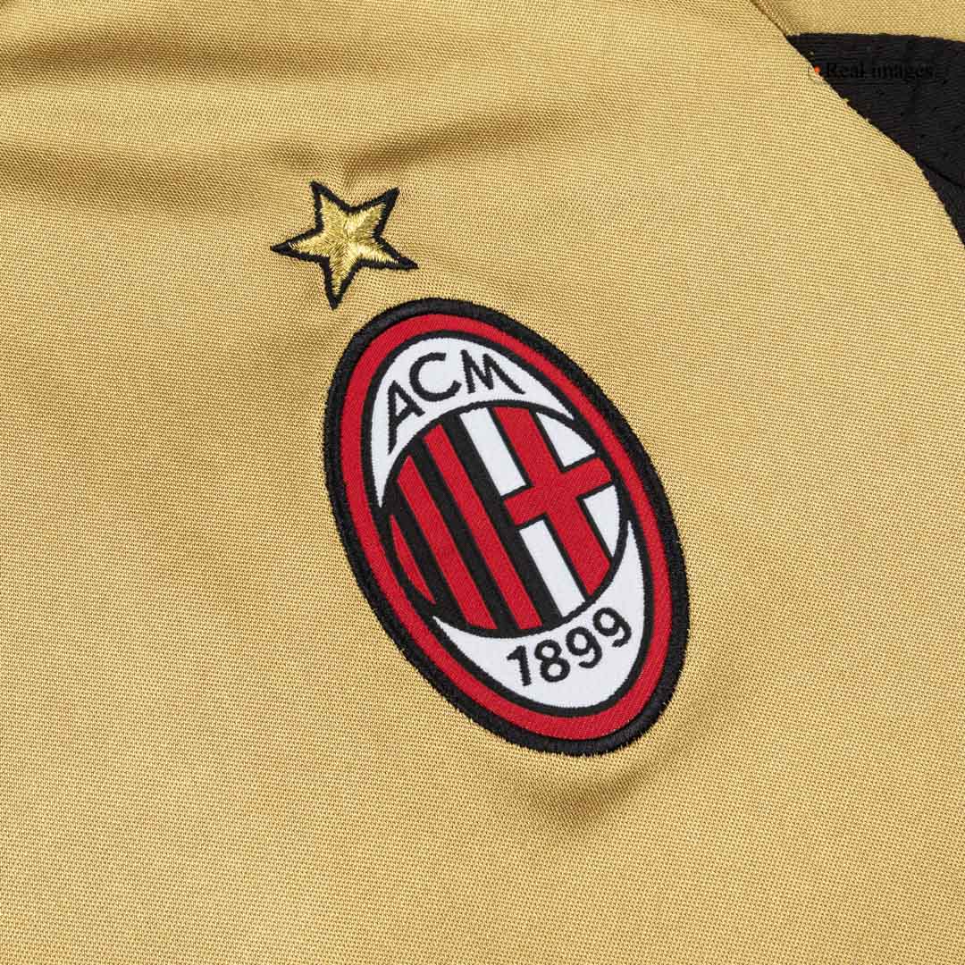 maillot AC Milan 2013/14 troisième jaune Retro