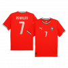 maillot RONALDO #7 Portugal 2025 domicile rouge