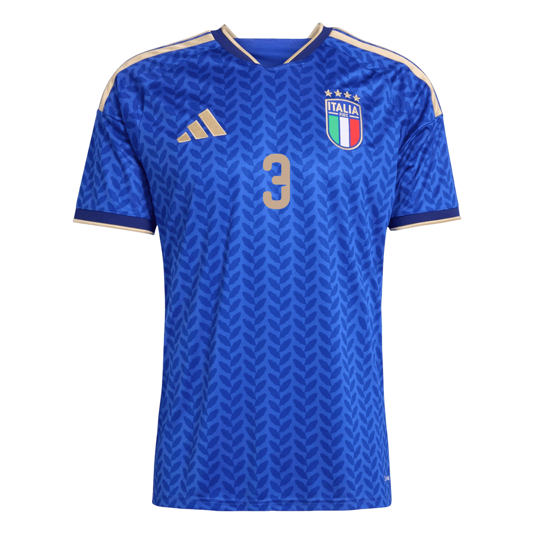 maillot DIMARCO #3 Italy 2026 domicile bleu Premium